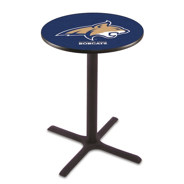 42" Blk Wrinkle Montana State Pub Table